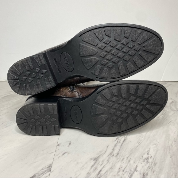 Born Gibb Knee High Wide Calf Brown Leather Boot 7 1/2 M - Picture 15 of 16